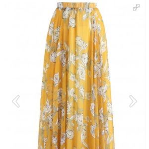 Chiffon Maxi Skirt
